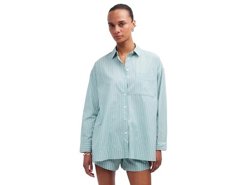 The Signature Poplin Oversized Shirt in Stripe