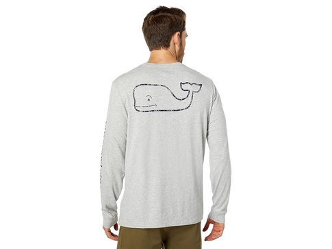 Long Sleeve Vintage Whale Pocket T-Shirt