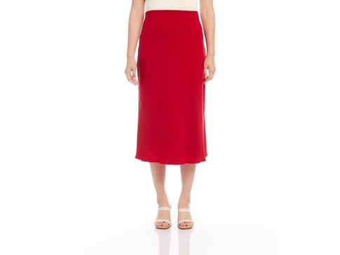 Bias Cut Midi Skirt