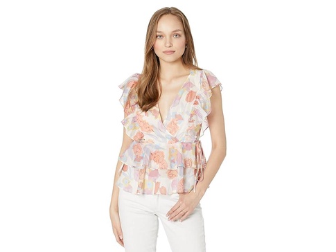 Rowyn Frill Detail Top with Tie Detail