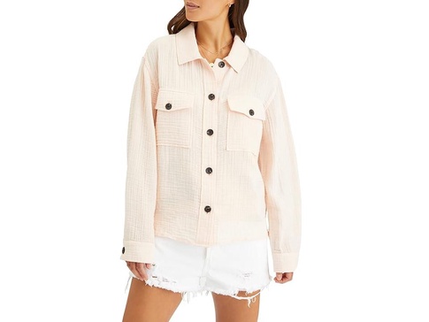 Cropped Shirt Jacket