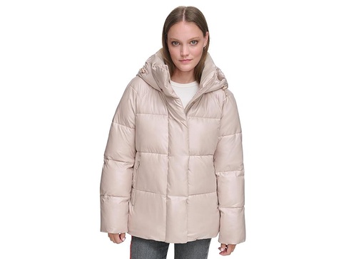 Quilted Hooded Bubble Puffer