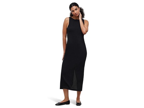 Rib-Knit Sleeveless Maxi Dress