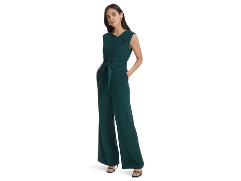 Scuba Crepe Fold Over Jump Suit