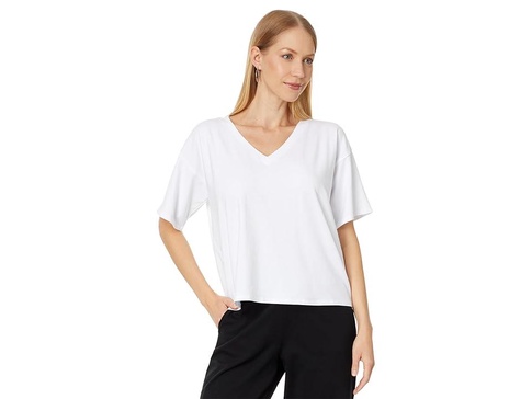 V Neck Boxy Short Sleeve Tee