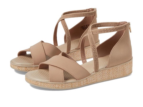 Bali Sand Strappy Wedge Sandals