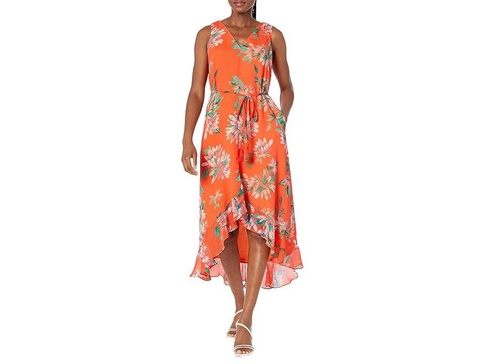 Joyful Blooms Sleeveless Maxi Dress