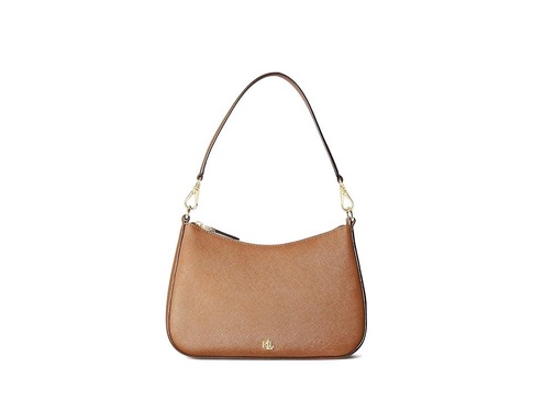 Crosshatch Leather Medium Danni Shoulder Bag