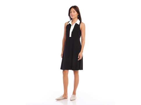 Contrast Placket Dress