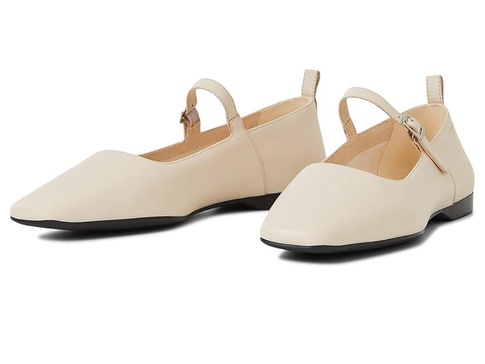 Delia Leather Maryjane Flat