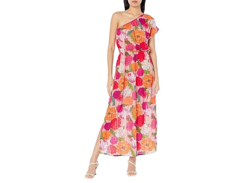 Sunny Bloom One Shoulder Maxi