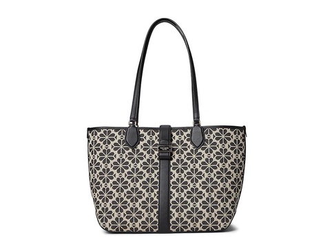 Spade Flower Jacquard Medium Open Tote