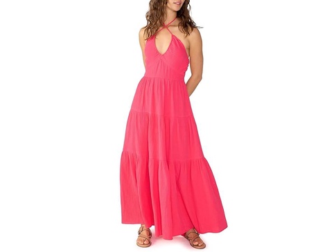 Tiered Halter Neck Dress