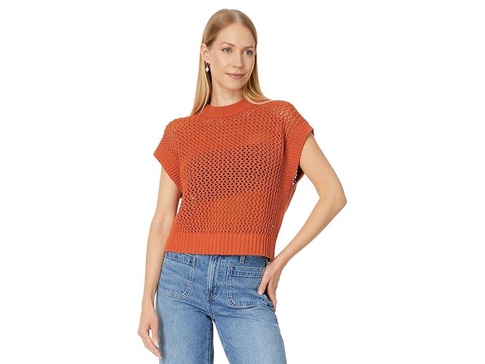 Open-Stitch Sweater Tee