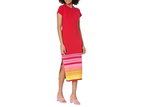 Sunset Cap Sleeve Midi Dress