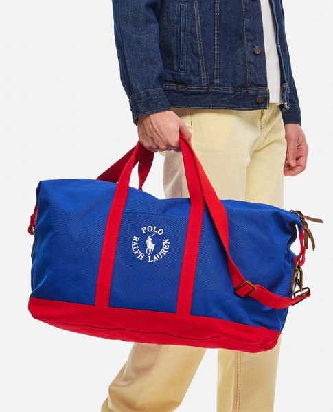 Polo Ralph Lauren Logo Embroidered Zipped Duffle Bag