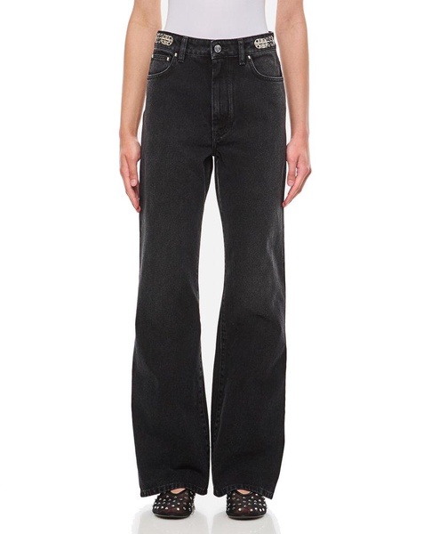 Paco Rabanne 1969 Straight-Leg Mid-Rise Jeans