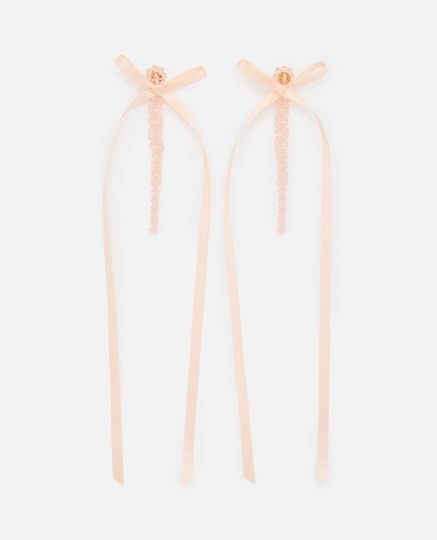 Bow Ribbon Drip Earrings