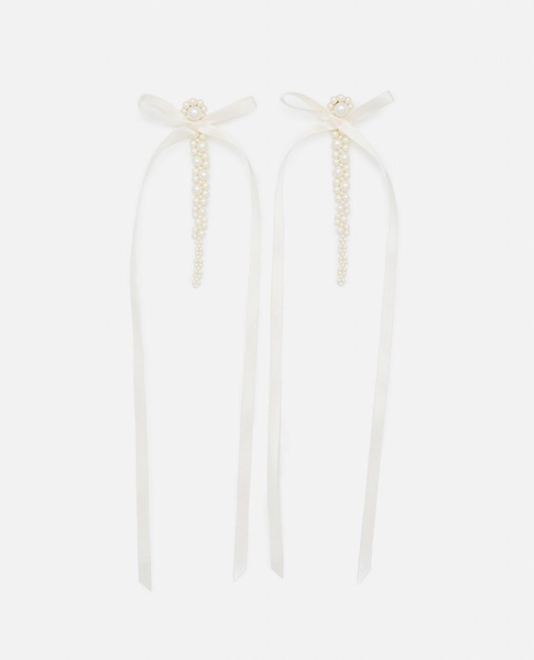 Bow Ribbon Drip Earrings