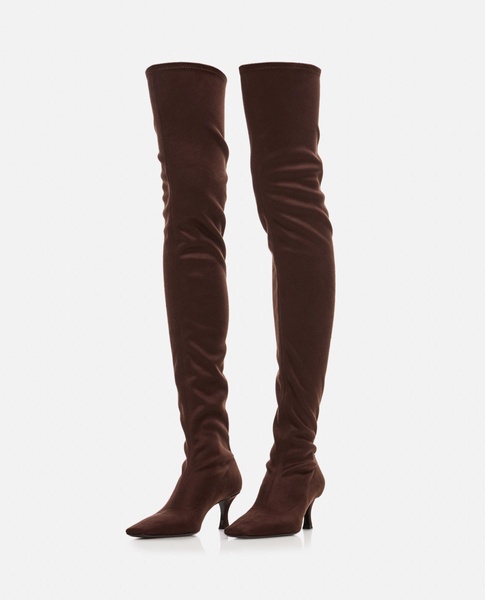 Trap Over The Knee Boots