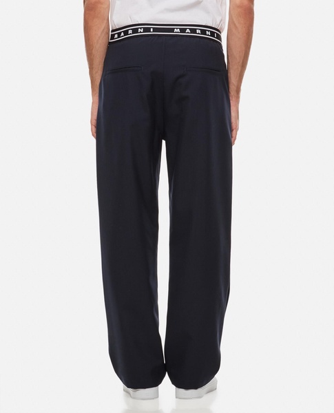 Trousers With Marni Logo Waistband