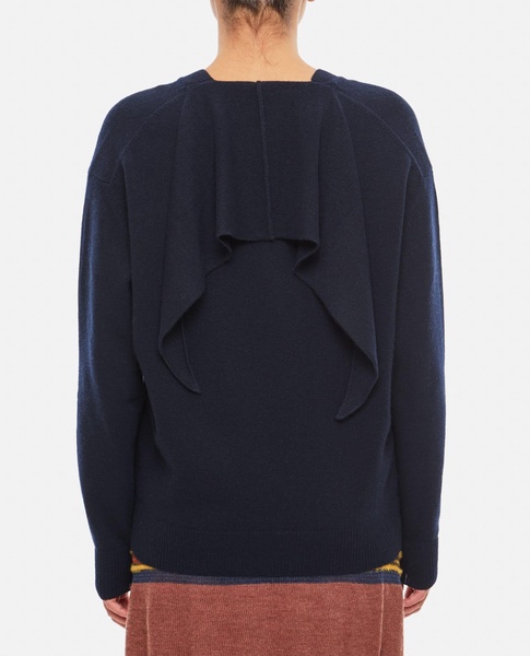 Wool Cashmere V Neck Sweater