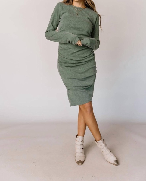 better than basics long sleeve dress in rosemary