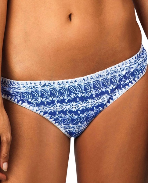 women's brazilian bikini bottom in tahiti tide