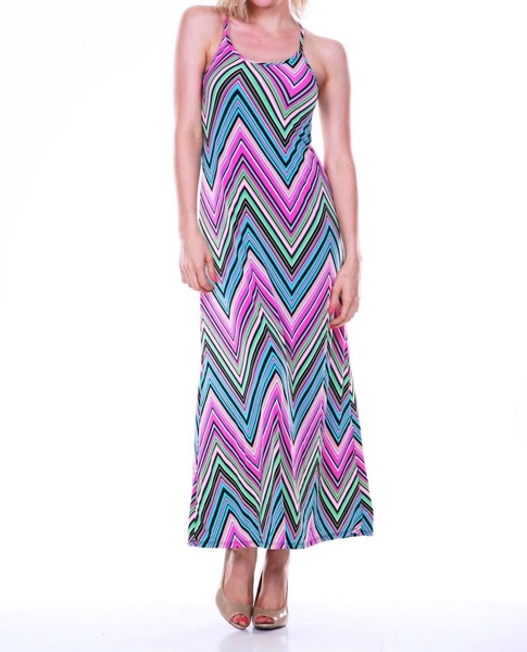 adalina maxi dress in pink