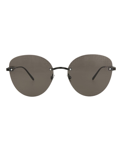 cat eye-frame metal sunglasses