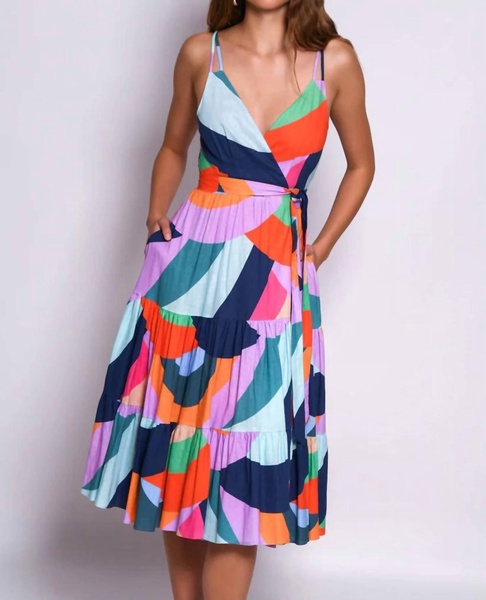 byers dress in rainbow wave