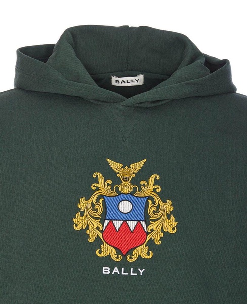 Bally Logo Embroidered Hoodie