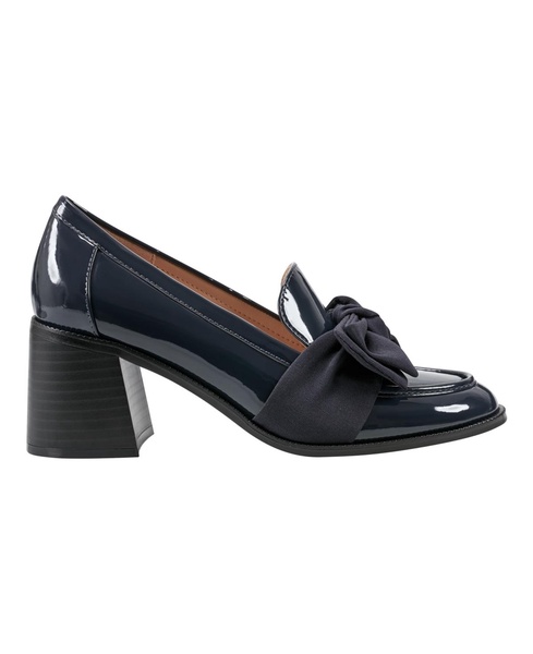 Women's Korrar Bow Detail Block Heel Loafers