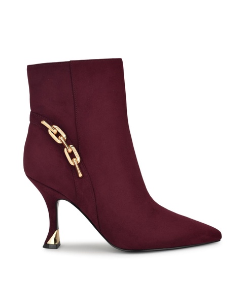 Women's Chaine Pointy Toe Tapered Heel Dress Booties