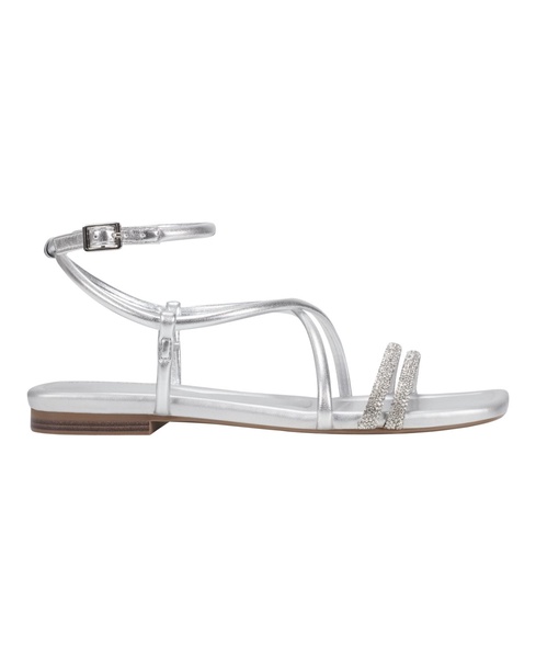 Women's Lakity Strappy Square Toe Flat Sandals