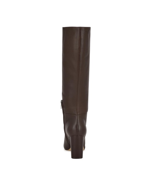 Women's Peachey Block Heel Pointy Toe Knee High Boots