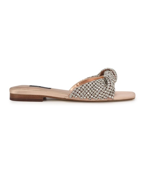 Women's Mande Embellished Square Toe Slip-On Sandals