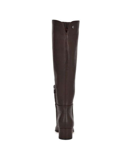 Women's Morgin Pointy Toe Block Heel Knee High Boots