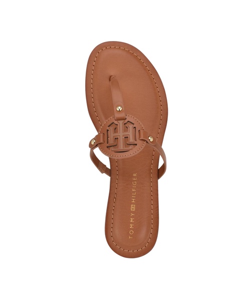 Women's Litzy Flat Slip On Logo Sandals