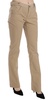 Just Cavalli  Cotton Mid Waist Straight Trousers Pants