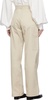 Beige Patch Pocket Trousers