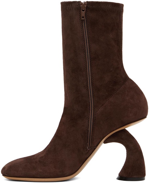 Brown Suede Boots