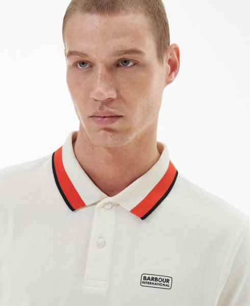 Barbour International Re-Amp Polo Shirt White