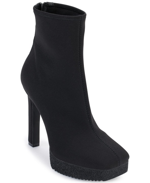 DKNY Women's Heeled Stylish Platform Bootie Fashion Boot