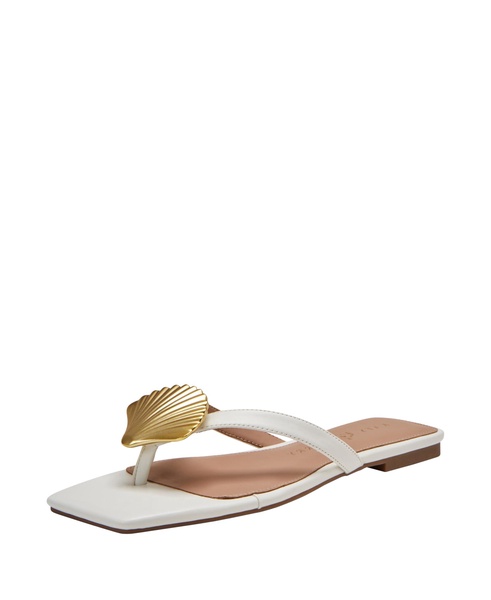 Katy Perry Women's Camie Shell Flat Sandal