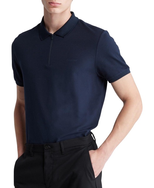 Men's Athletic Tech Zip Polo Shirt