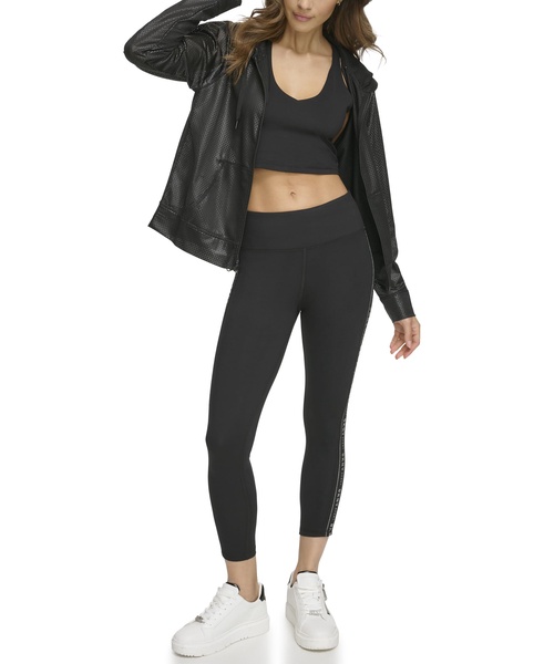 DKNY Women's Hw 7/8 Legging Logo Taping