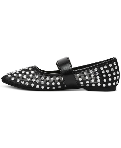 Women's Mellie Buckle Strap Mesh Mary Jane Flats