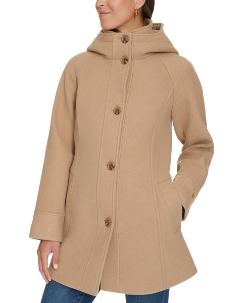 Women's Hooded Button-Front Coat, Created for Macy's