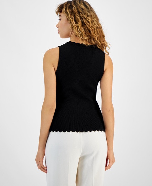 Women's Sleeveless Color Block Knit Top, Created for Macy's